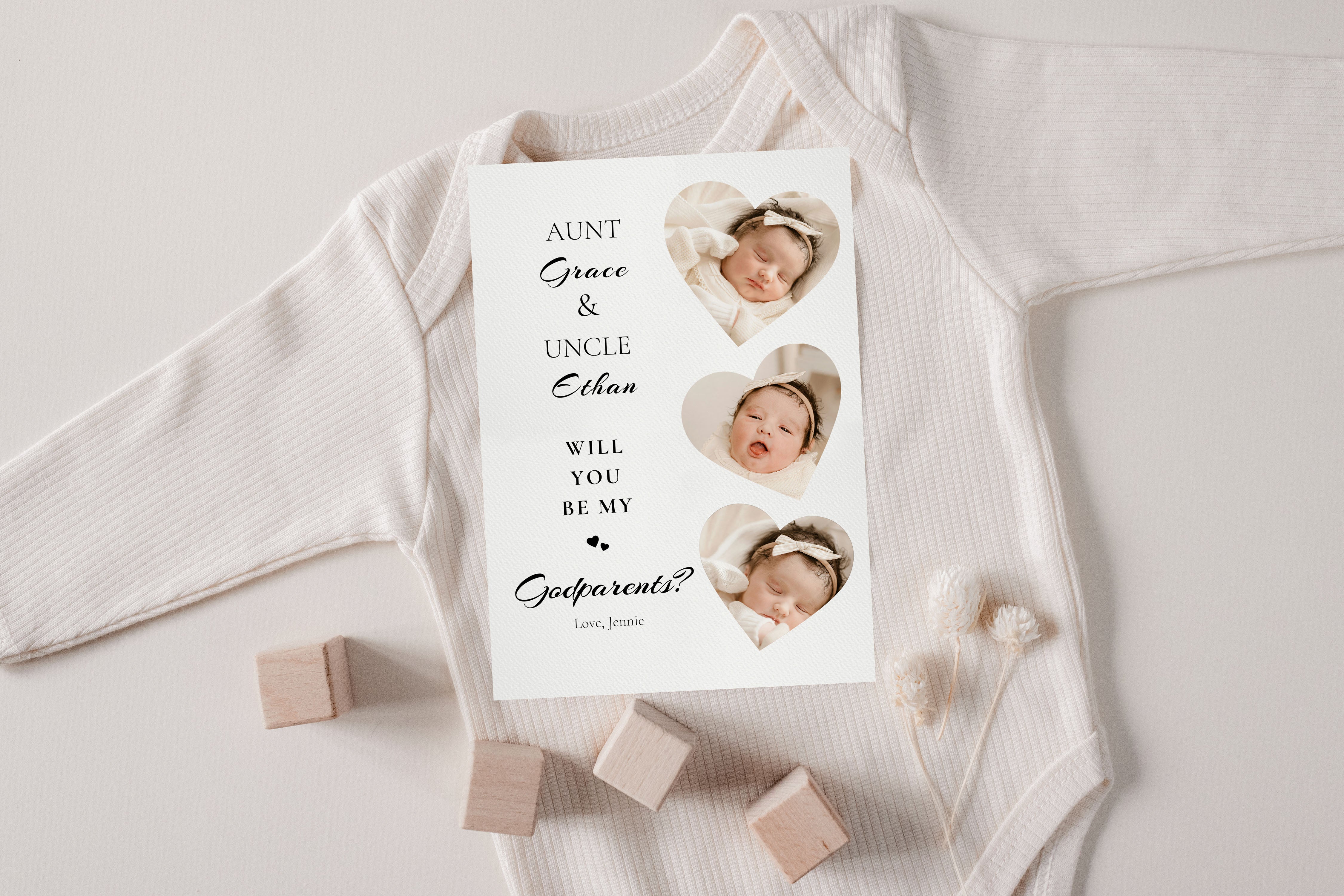 Will You Be My Godparent Proposal Godmother Proposal Card Godfather Proposal Card Madrina Baptism Proposal Christening Card Template