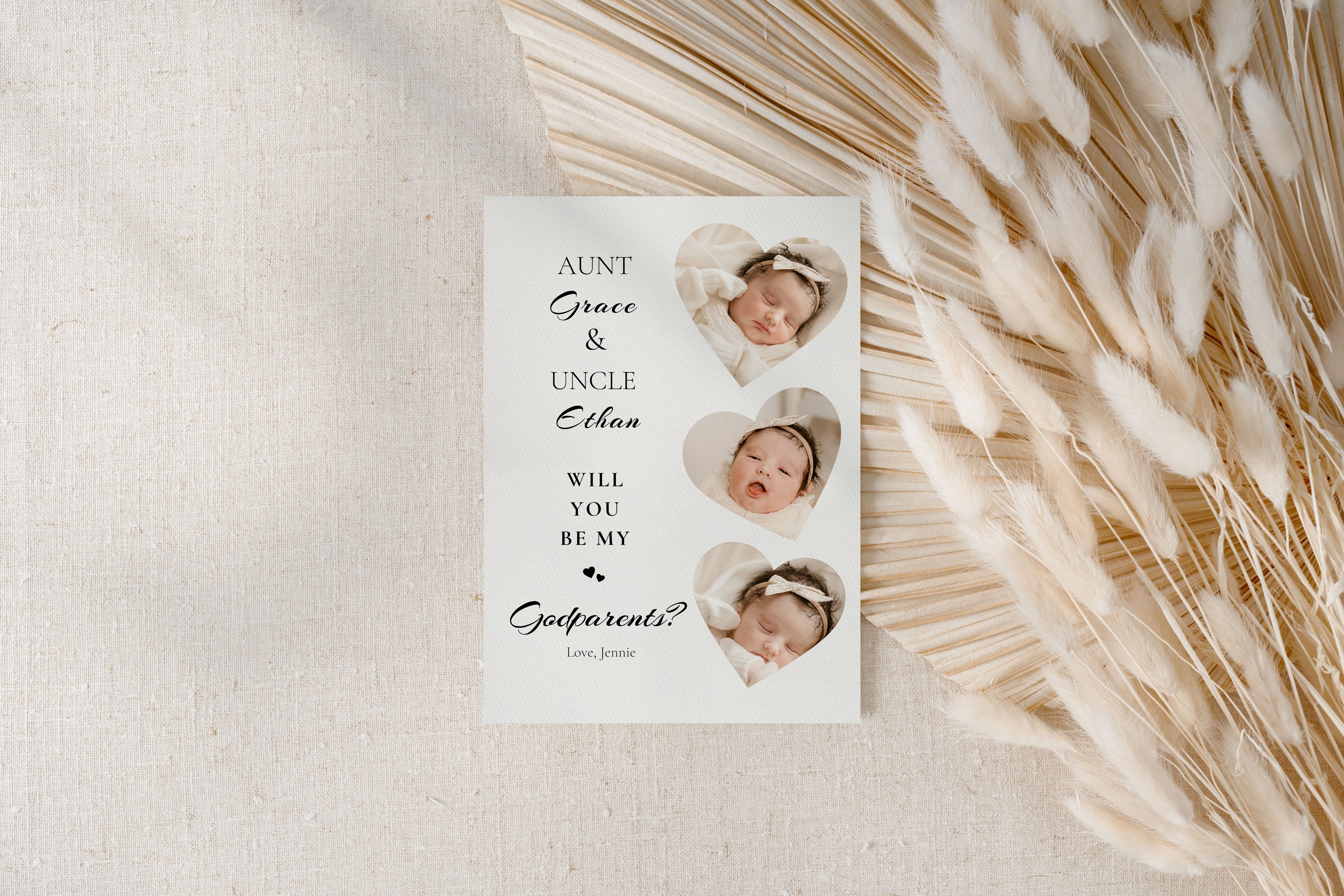 Will You Be My Godparent Proposal Godmother Proposal Card Godfather Proposal Card Madrina Baptism Proposal Christening Card Template