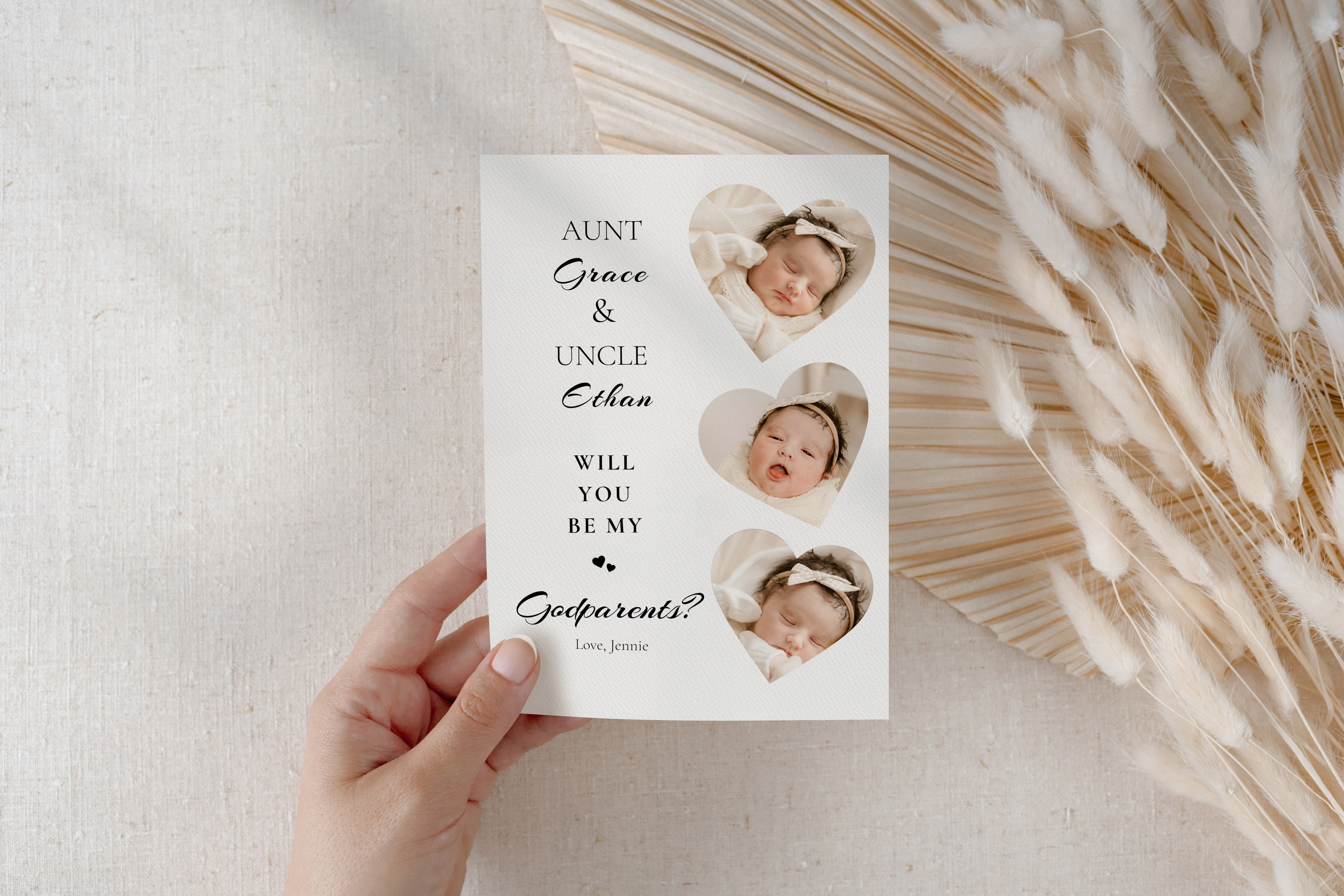 Will You Be My Godparent Proposal Godmother Proposal Card Godfather Proposal Card Madrina Baptism Proposal Christening Card Template