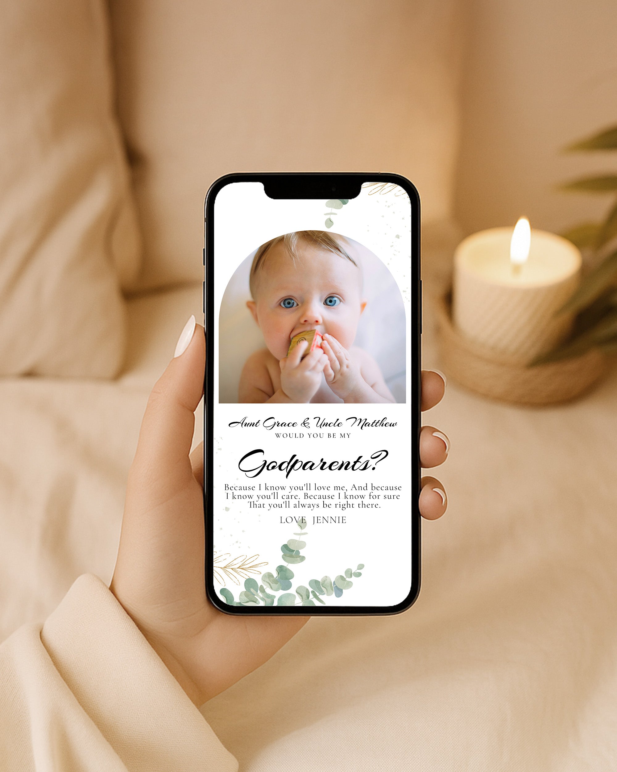 Will You Be My Godparents Proposal Card Template Baptism Proposal Card Godmother Proposal Card Godfather Proposal Card Christening Invite